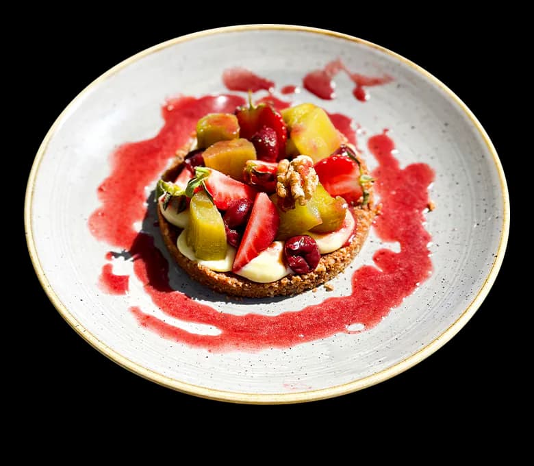 Dessert de saison aux produits locaux